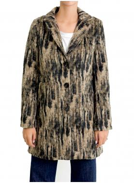 Cappotto tre bottoni fantasia 